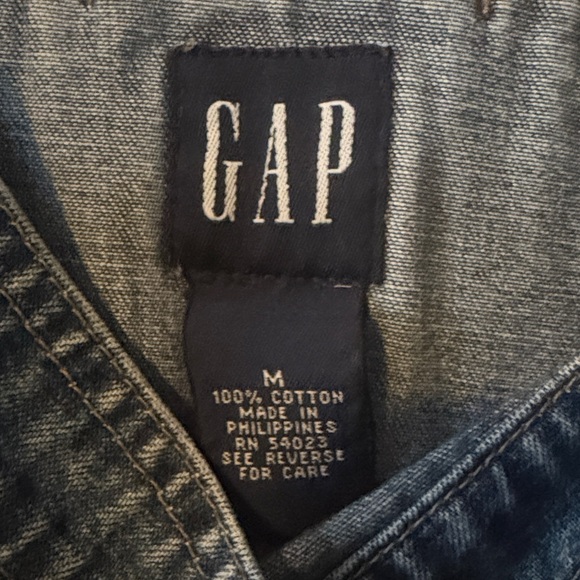 Gap Factory Women's Barrel Denim Overalls - Picture 5 of 5